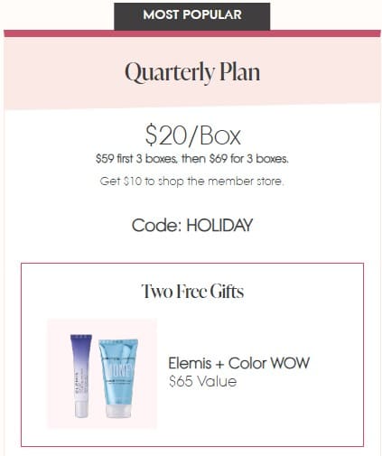 Allure Beauty Box Plan