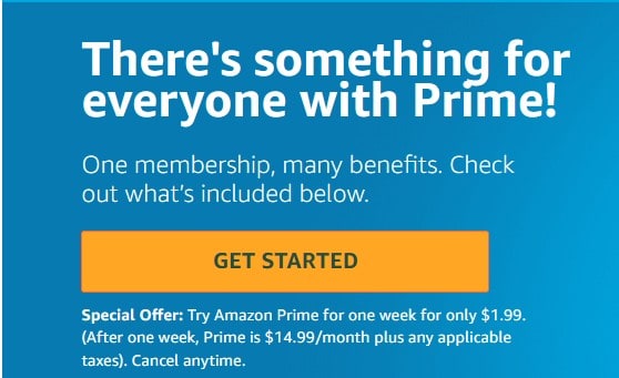 Try Amazon Prime