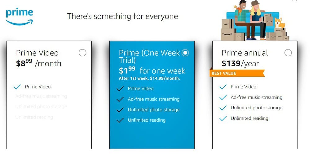 Try Amazon Prime