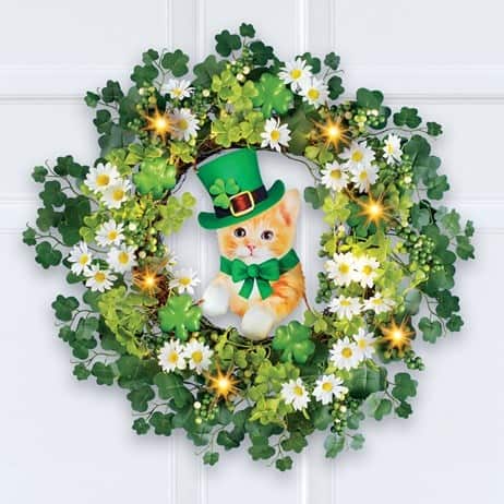 St Patricks Day Wreath