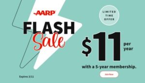 AARP flash Sale